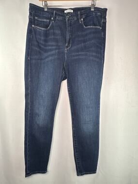 Women’s Good American Size 18 Dark Blue Skinny Jeans